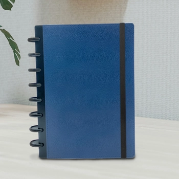 Planner azul discos negros cinta negra